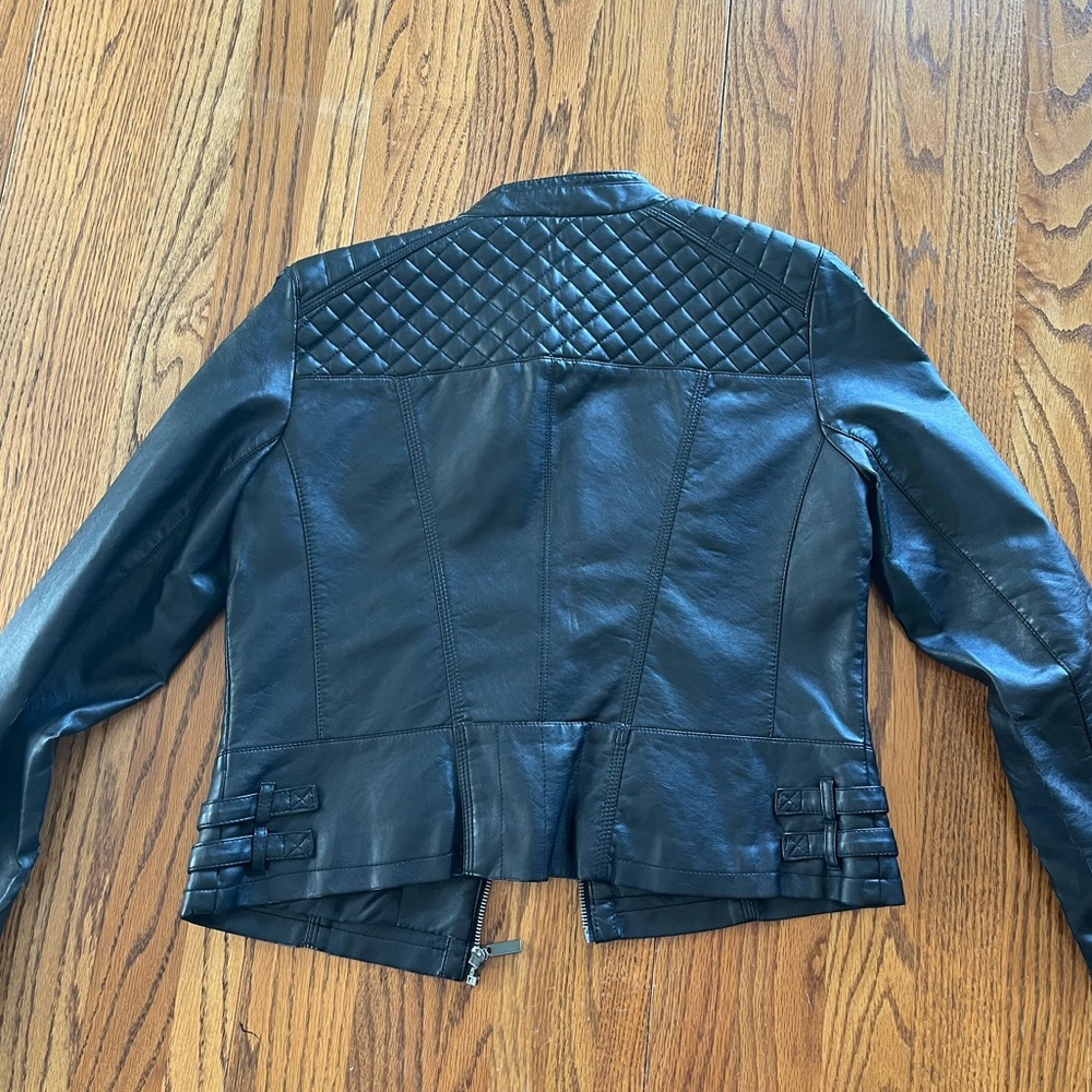 New York & Company Faux Leather Jacket - Picture 2 of 8